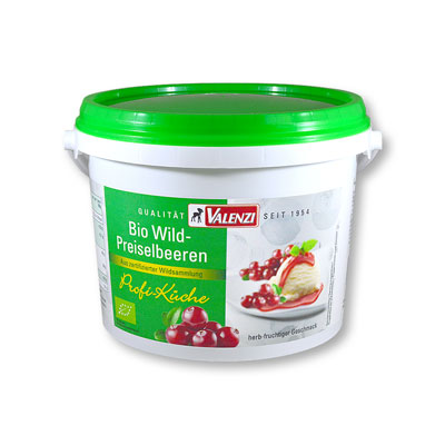Bio Wildpreiselbeeren 2kg Eimer 22009 - von VALENZI